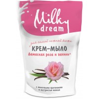 Рідке крем-мило Milky Dream дамаська троянда і ваніль, 500 мл